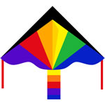 HQ Large Simple Flyer Rainbow Kite