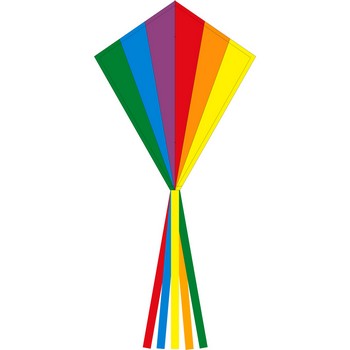HQ Eco Rainbow Diamond Kite 70cm