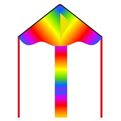 HQ Simple Flyer Radient Rainbow Kite